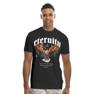 Men's Eternity Grapic T-Shirt With Eagle Design